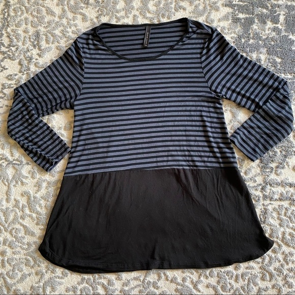 MATCH Point flowy stripe tunic top - Picture 1 of 8